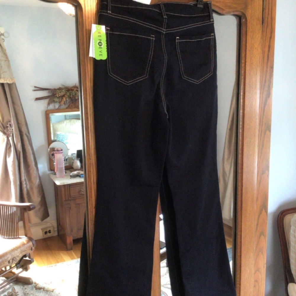 Women’s Style & Co Dark Wash Bootleg High Rise Jeans sz 4 - Picture 9 of 9